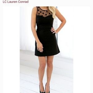 LC Lauren Conrad black dress size 4